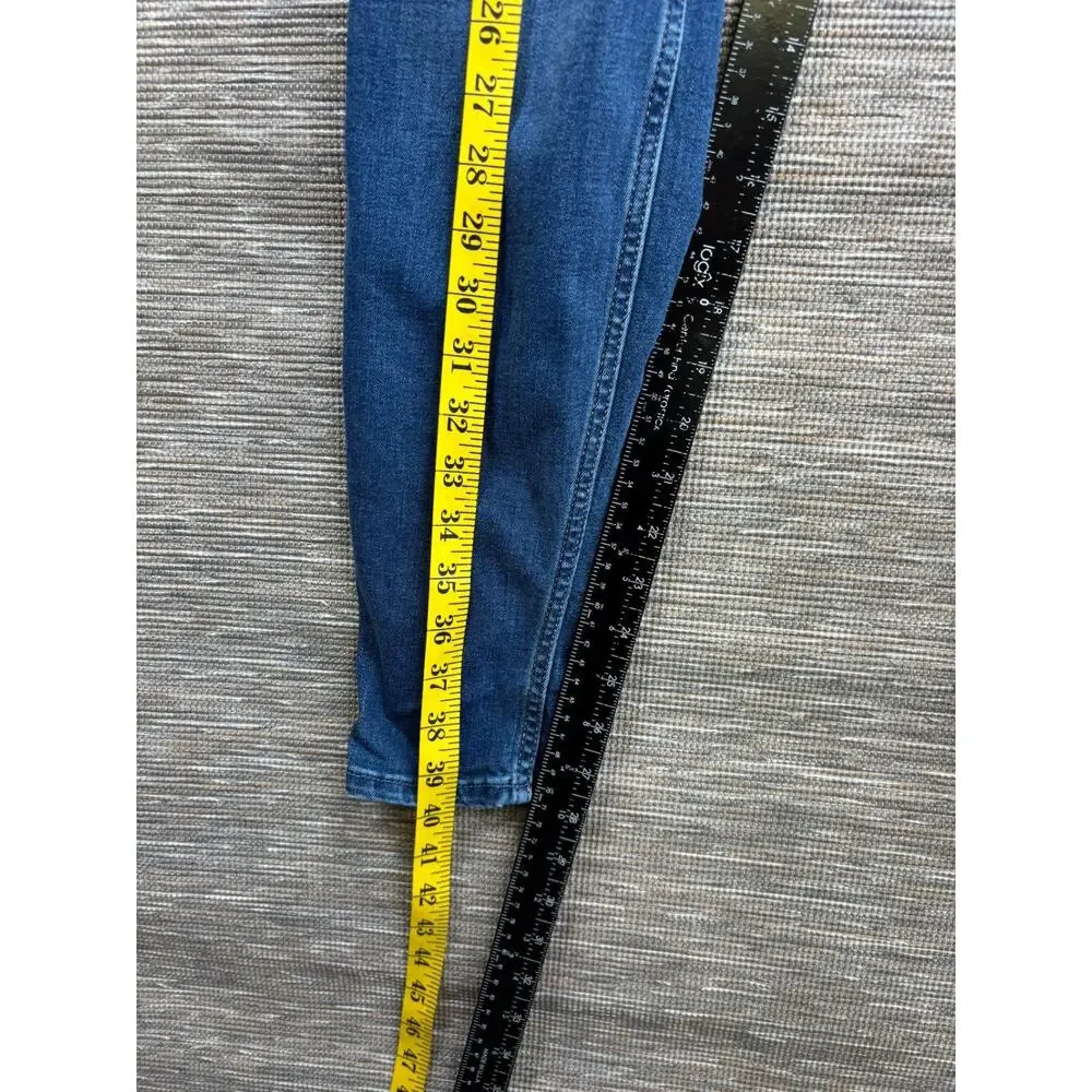 Hollister High Rise Super Skinny Jeans Womens Size 12R Blue Denim Stretch